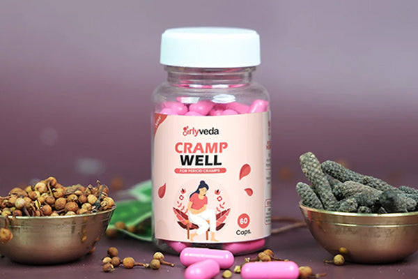 Girlyveda Crampwell – Ayurvedic Tablets for Period Pain Relief