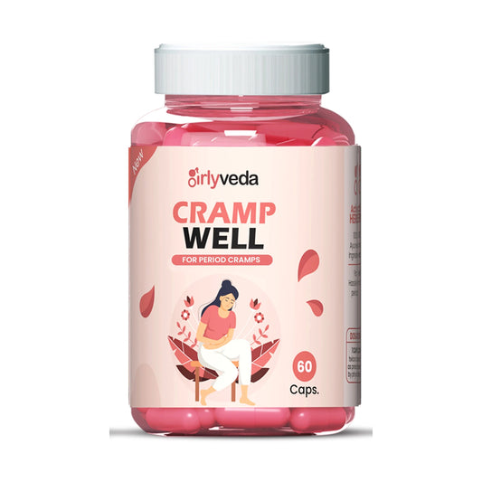 GirlyVeda Crampwell Ayurvedic Capsules to Manage Menstrual Cramps