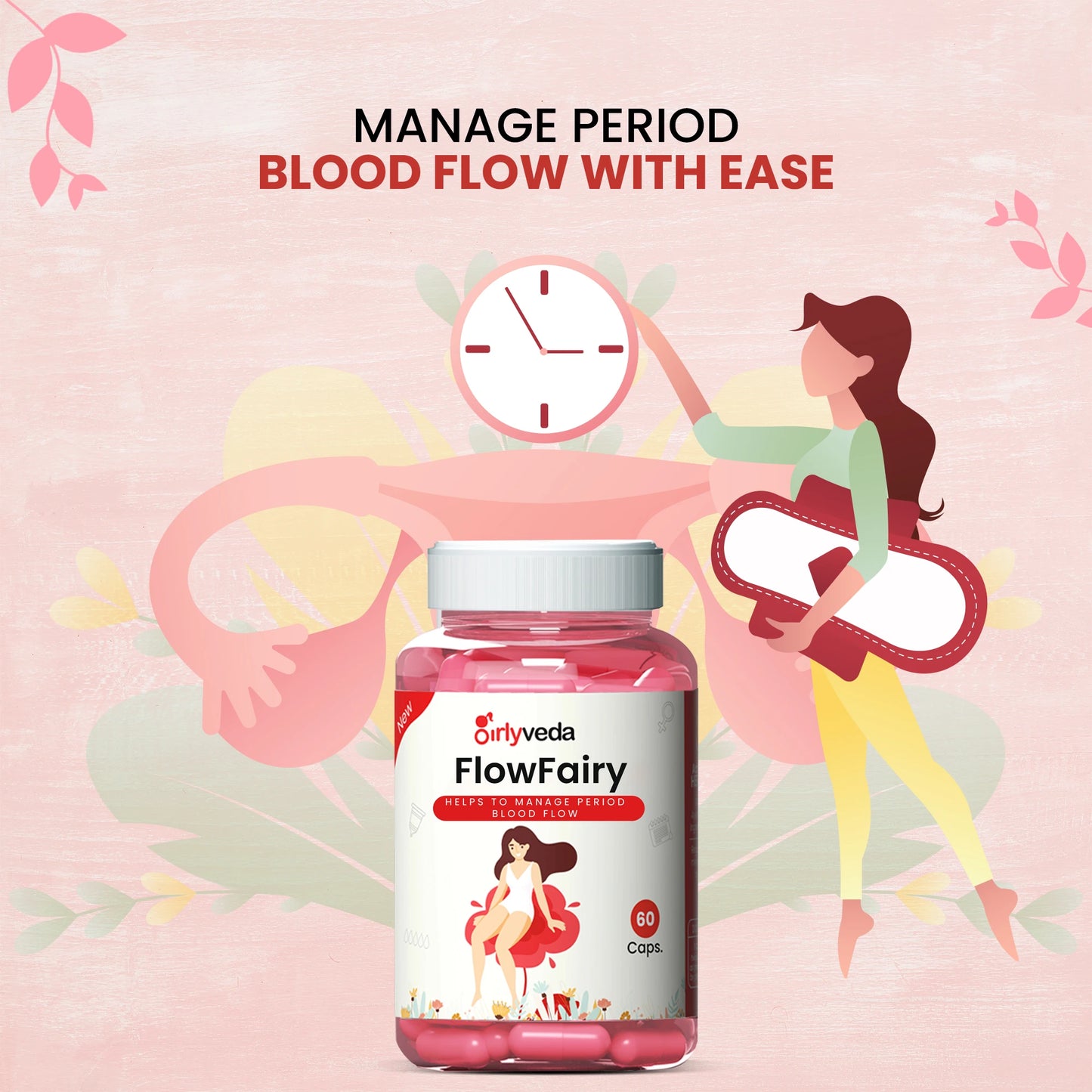 FlowFairy : Reduce Period Heavy Blood Flow