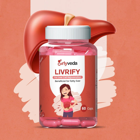 Girlyveda Liverify: Ayurvedic Liver Detox Capsules for Women
