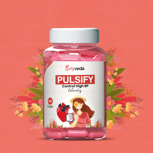 Pulsify: Ayurvedic High Blood Pressure Relief Capsules for Women