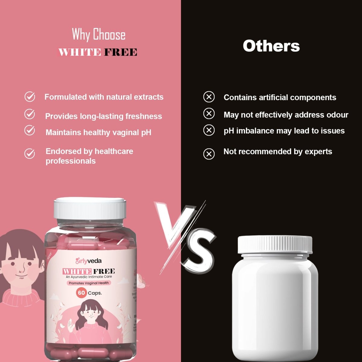 White Free ayurvedic supplement